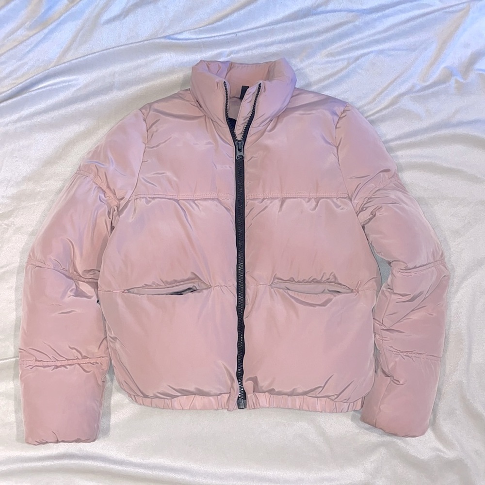 Y2K pink puffer